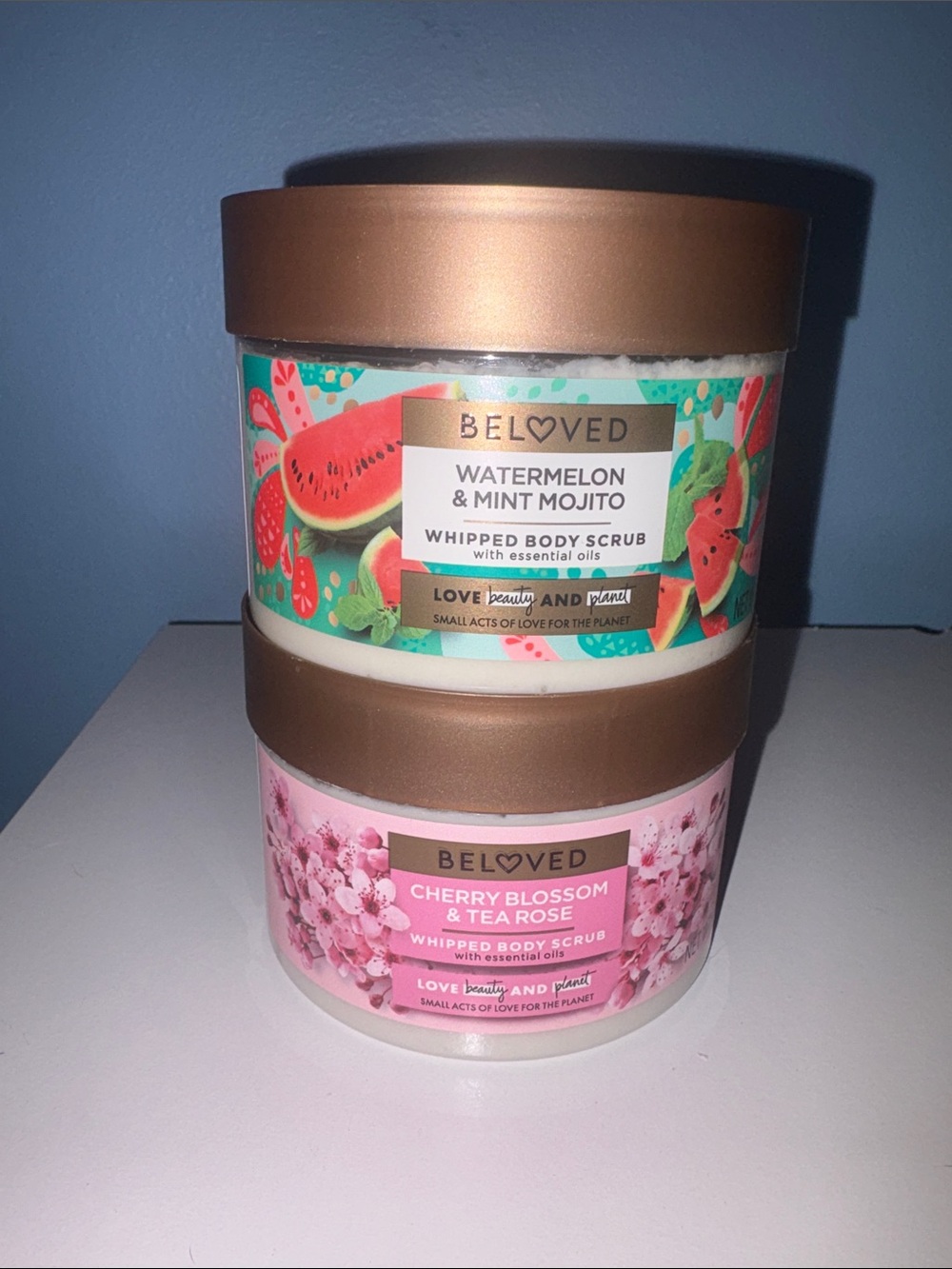 Beloved Whipped Body lotion — Watermelon & Mint Mojito, Green